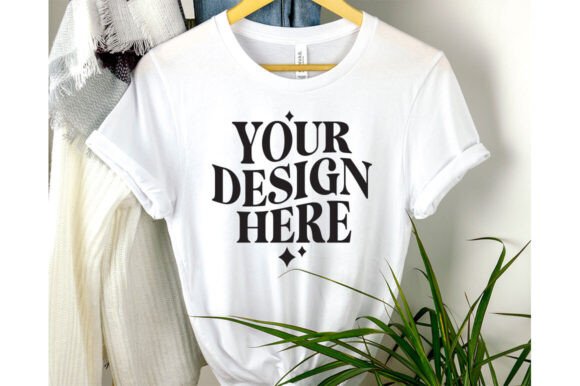 Bella Canvas 3001 Hanging Mockup: Essential Graphics