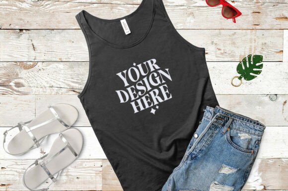 Bella Canvas 8800 Tank Mockup: Graphics & Product Mockups