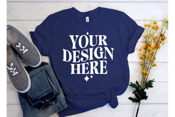 Bella Canvas Navy Mockup: Essential Graphics for Product Mockups