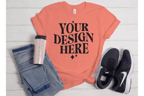 Bella Canvas Sunset Mockup: Graphics for Product Mockups