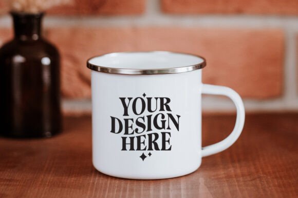 Camper Mug Mockup: Essential Graphics for Product Mockups