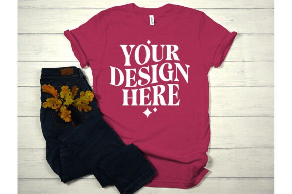 Fall Bella Canvas 3001 Mockup 14: Graphics for Product Mockups