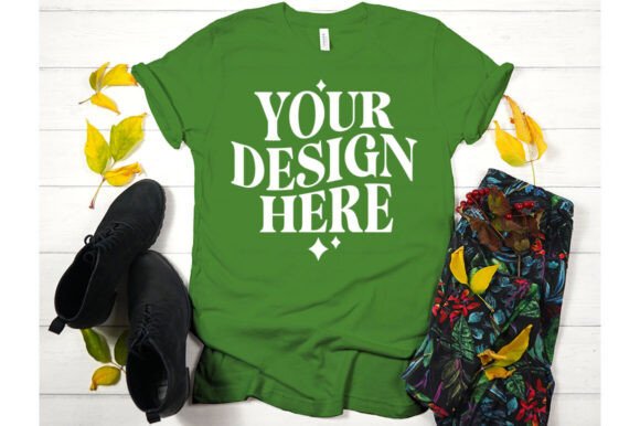 Fall Bella Canvas 3001 Mockup 21: Essential Graphics for Product Mockups