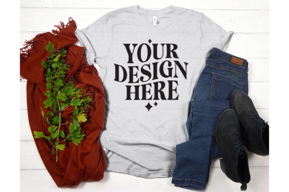 Fall Bella Canvas 3001 Mockup: Essential Graphics