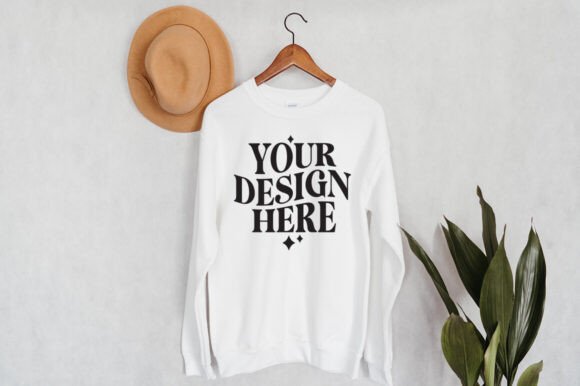 Gildan 18000 Mockup: Essential Graphics for Product Mockups