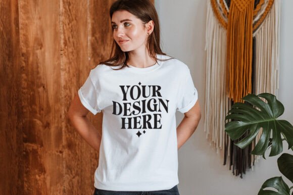 Gildan 2000 White Mockup: Essential Graphics for Product Mockups