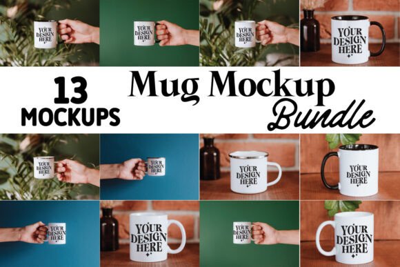 Mug Mockup Bundle: Premium Graphics & Product Mockups