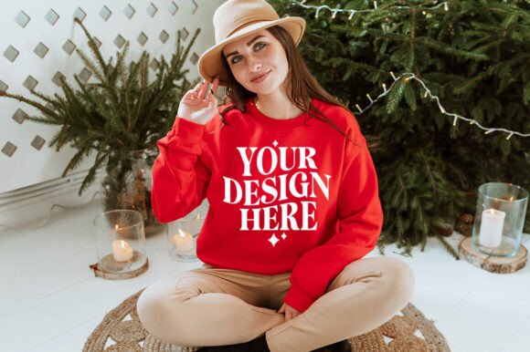 Review: Christmas Gildan 18000 Mockup 2 for Designers