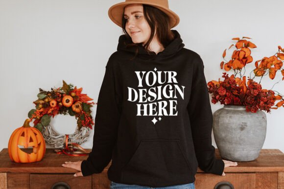 Review: Gildan 18500 Hoodie Black Mockup for Designers