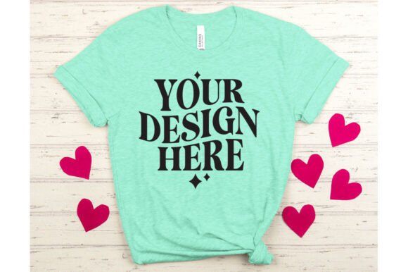 Valentine's BC3001 Mockup 4: Graphics & Product Mockups
